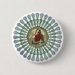 Badge Rond 5 Cm Bouton de mandala de Randy Castillo