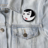 Badge Rond 5 Cm bouton de margo (En situation)