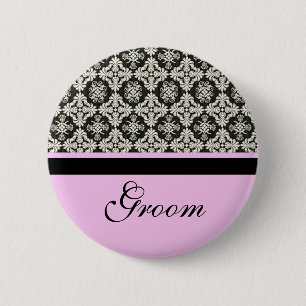 Badge Rond 5 Cm bouton de mariage