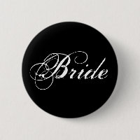 Bouton de mariée en noir