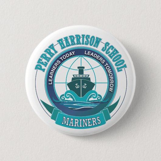 Badge Rond 5 Cm Bouton de marins de PHS (Devant)