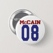 Badge Rond 5 Cm Bouton de McCain '08 (Devant & derrière)