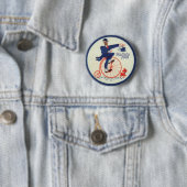 Badge Rond 5 Cm Bouton de McCain 2008 (En situation)