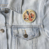 Badge Rond 5 Cm Bouton de McCain/Lieberman (En situation)