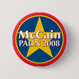 Badge Rond 5 Cm Bouton de McCain-Palin