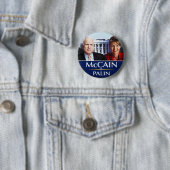 Badge Rond 5 Cm Bouton de McCAIN-Palin (En situation)