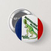 Badge Rond 5 Cm Bouton de McCain Rantosaurus (Devant & derrière)
