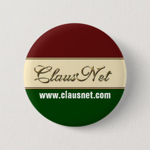 Badge Rond 5 Cm Bouton de membre de ClausNet, www.clausnet.com