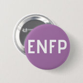 Badge Rond 5 Cm Bouton de membre de l'équipe d'ENFP (Devant & derrière)