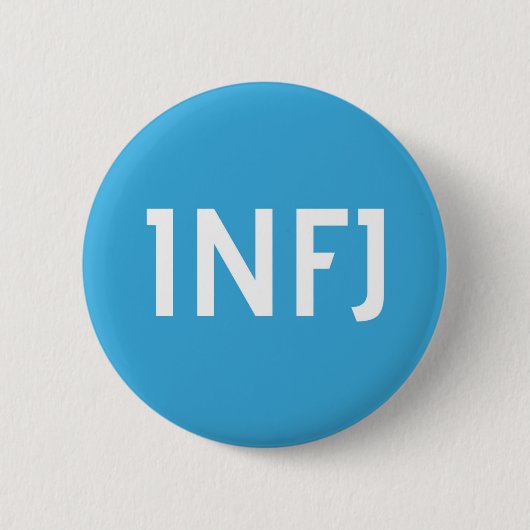 Badge Rond 5 Cm Bouton de membre de l'équipe d'INFJ (Devant)