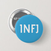 Badge Rond 5 Cm Bouton de membre de l'équipe d'INFJ (Devant & derrière)