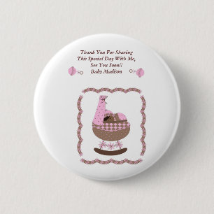 Badge Rond 5 Cm Bouton de Merci