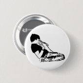 Badge Rond 5 Cm Bouton de Mircrophone (Devant & derrière)