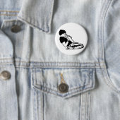 Badge Rond 5 Cm Bouton de Mircrophone (En situation)