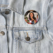 Badge Rond 5 Cm Bouton de Mme la Virginie Occidentale (En situation)