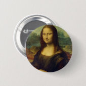 Badge Rond 5 Cm Bouton de Mona Lisa (Devant & derrière)