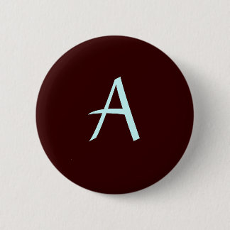 Badge Rond 5 Cm Bouton de monogramme