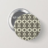 Badge Rond 5 Cm Bouton de motif de Fleur (Devant & derrière)
