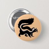Badge Rond 5 Cm bouton de mouffette (Devant & derrière)