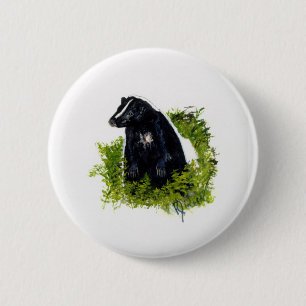 Badge Rond 5 Cm Bouton de mouffette