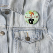 Badge Rond 5 Cm Bouton de mouffette de région boisée (En situation)