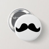 Badge Rond 5 Cm Bouton de moustache (Devant & derrière)