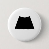 Badge Rond 5 Cm Bouton de moustache (Devant)