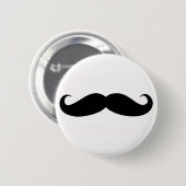 Badge Rond 5 Cm Bouton de moustache (Devant & derrière)