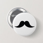 Badge Rond 5 Cm Bouton de moustache (Devant & derrière)