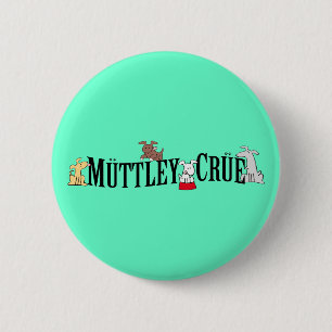 Badge Rond 5 Cm Bouton de Muttley Crue