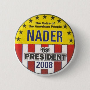 Badge Rond 5 Cm Bouton de Nader 2008