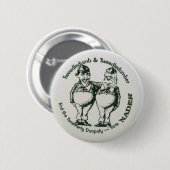 Badge Rond 5 Cm Bouton de Nader Tweedledumber (Devant & derrière)