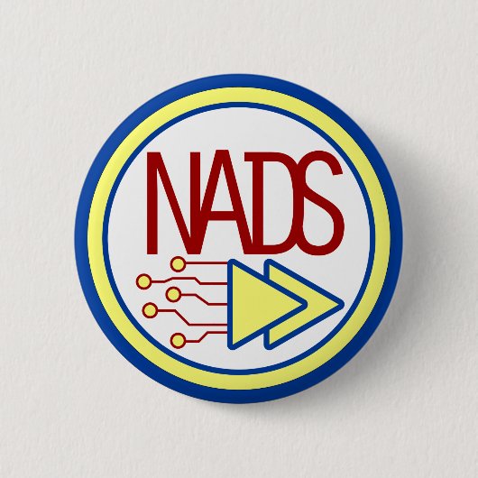 Badge Rond 5 Cm Bouton de NADS (Devant)