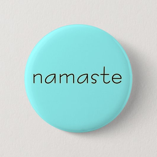 Badge Rond 5 Cm bouton de namaste (Devant)