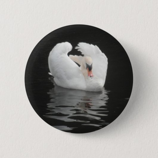 Badge Rond 5 Cm Bouton de natation (Devant)