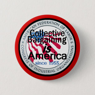 Badge Rond 5 Cm Bouton de négociation collective