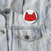 Badge Rond 5 Cm Bouton de Neko (En situation)