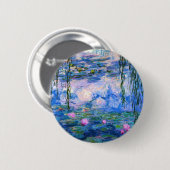 Badge Rond 5 Cm Bouton de nénuphars de Monet (Devant & derrière)