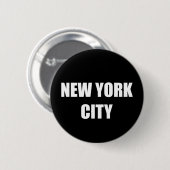 Badge Rond 5 Cm Bouton de New York (Devant & derrière)