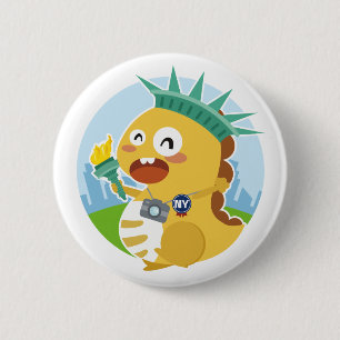 Badge Rond 5 Cm Bouton de New York VIPKID