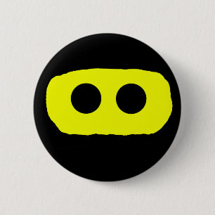 Badge Rond 5 Cm Bouton de Ninja