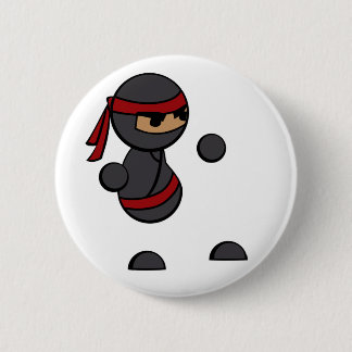 Badge Rond 5 Cm Bouton de Ninja