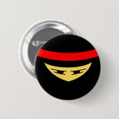 Badge Rond 5 Cm Bouton de Ninja (Devant & derrière)