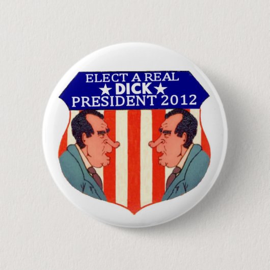 Badge Rond 5 Cm Bouton de Nixon 2012 (Devant)