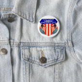 Badge Rond 5 Cm Bouton de Nixon 2012 (En situation)