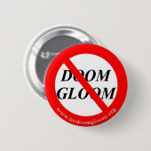 Badge Rond 5 Cm Bouton de NoDoomGloom.Org (Devant & derrière)