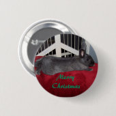 Badge Rond 5 Cm Bouton de Noël de chahut (Devant & derrière)