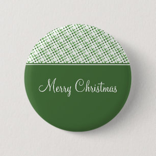 Badge Rond 5 Cm Bouton de Noël Effervescence de vacances