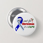 Badge Rond 5 Cm Bouton de Noël Hydrocéphalie (Devant & derrière)