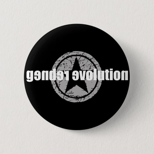 Badge Rond 5 Cm Bouton de noir d'évolution de genre (Devant)